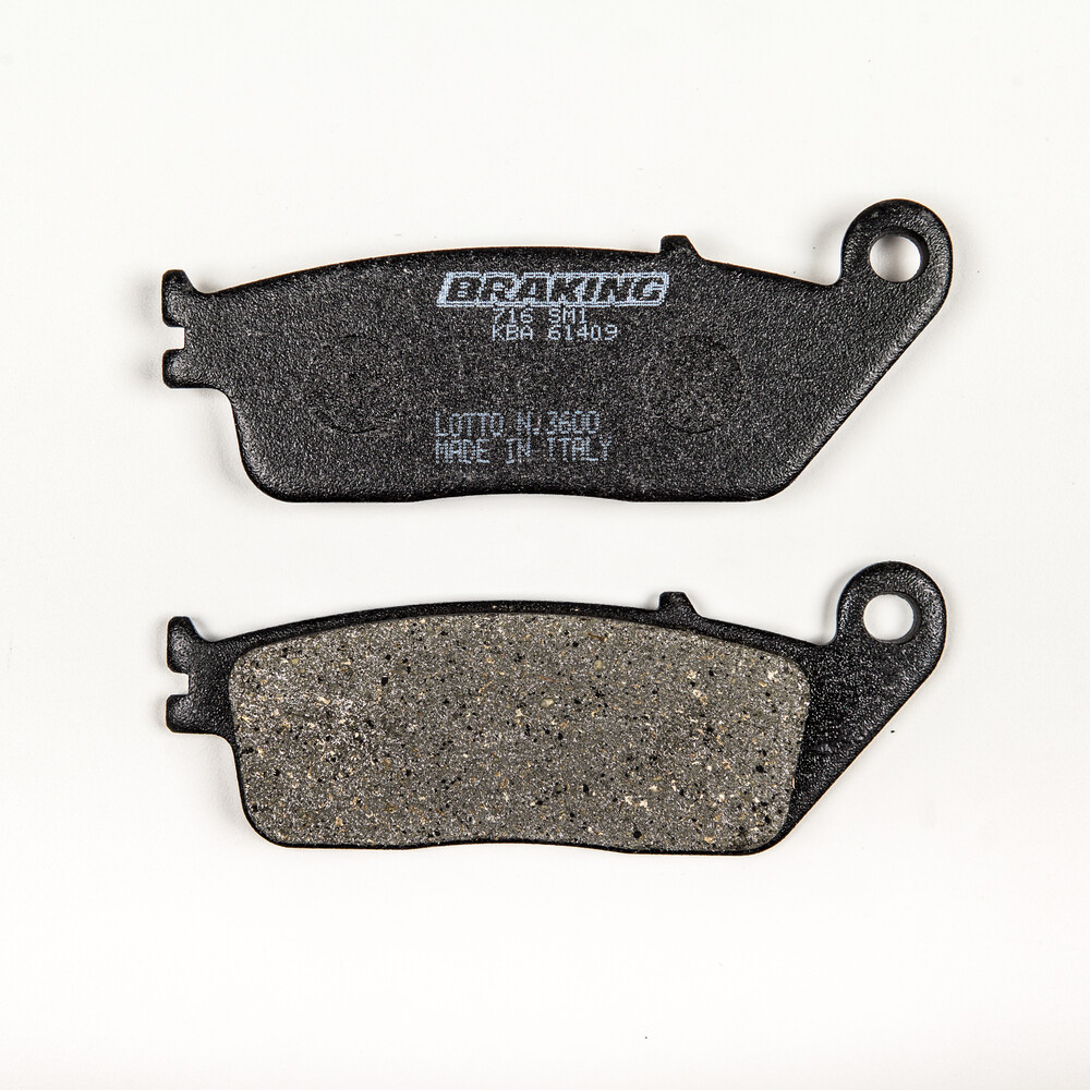BRAKING BRAKE PAD SET SEMI-METALLIC