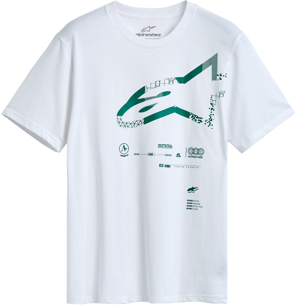GEOGRAFICA SS CSF TEE WHITE LG