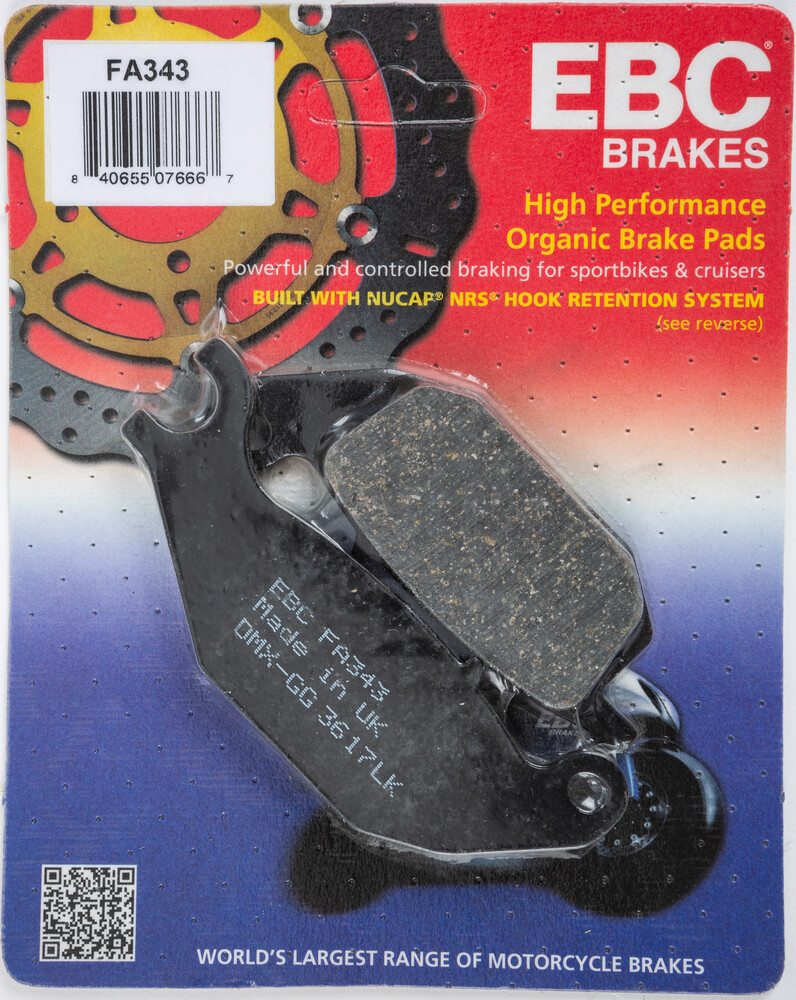 Organic Base "FA" Brake Pads