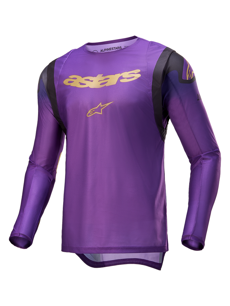 Alpinestars SuperTech LE Champ Jersey — Ultra Violet/Gold/Black