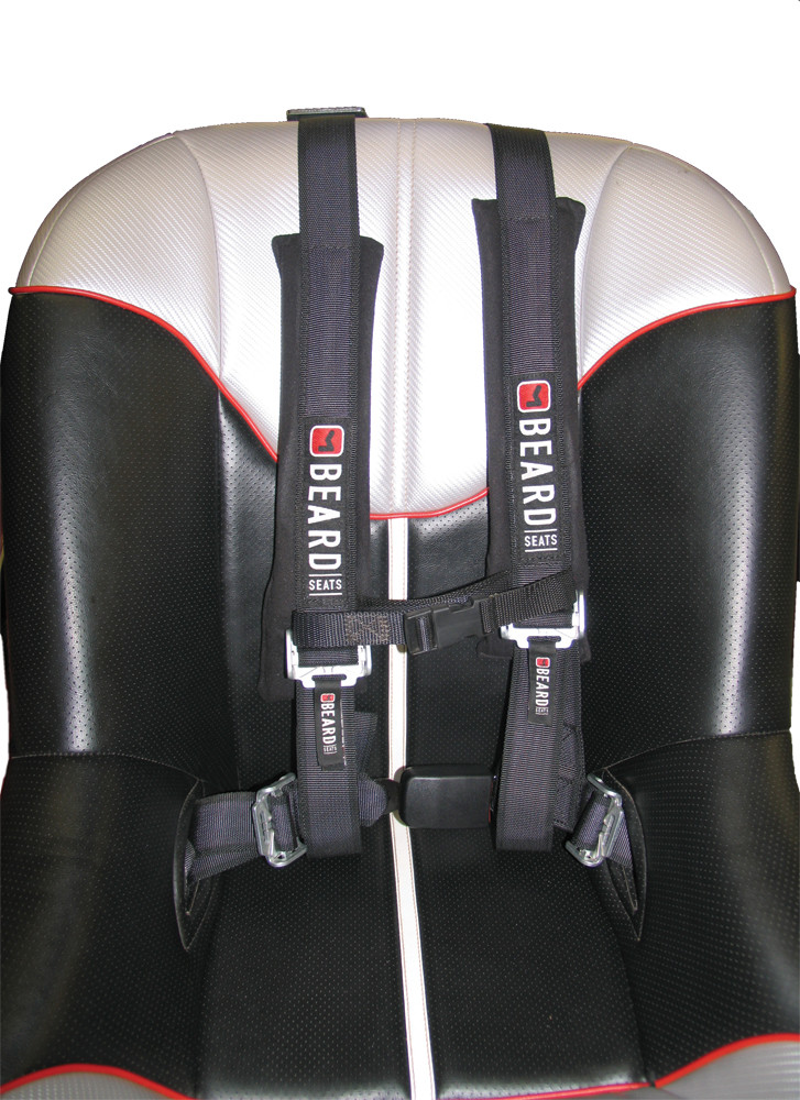 SAFETY HARNESS 2X2 W/PADS AND AUTO STYLE BUCKLE