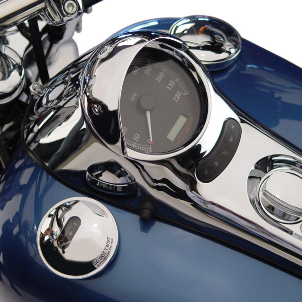 NATIONAL CYCLE SPEEDOMETER COWL CHROME