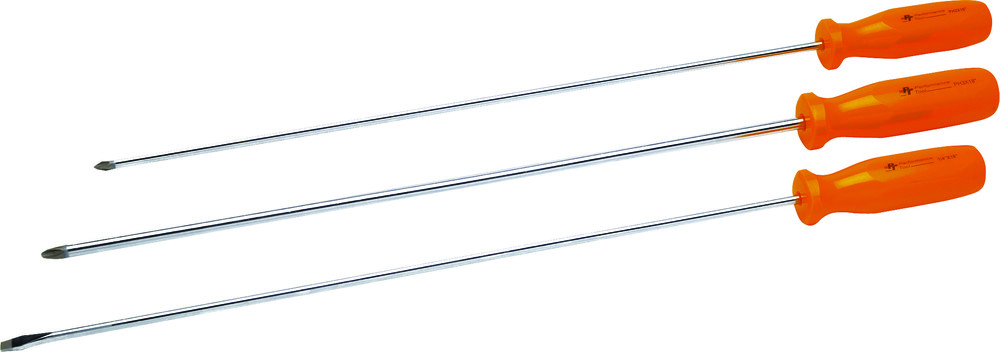 PERFORMANCE TOOL 3 PC LONG SCREWDRIVER SET
