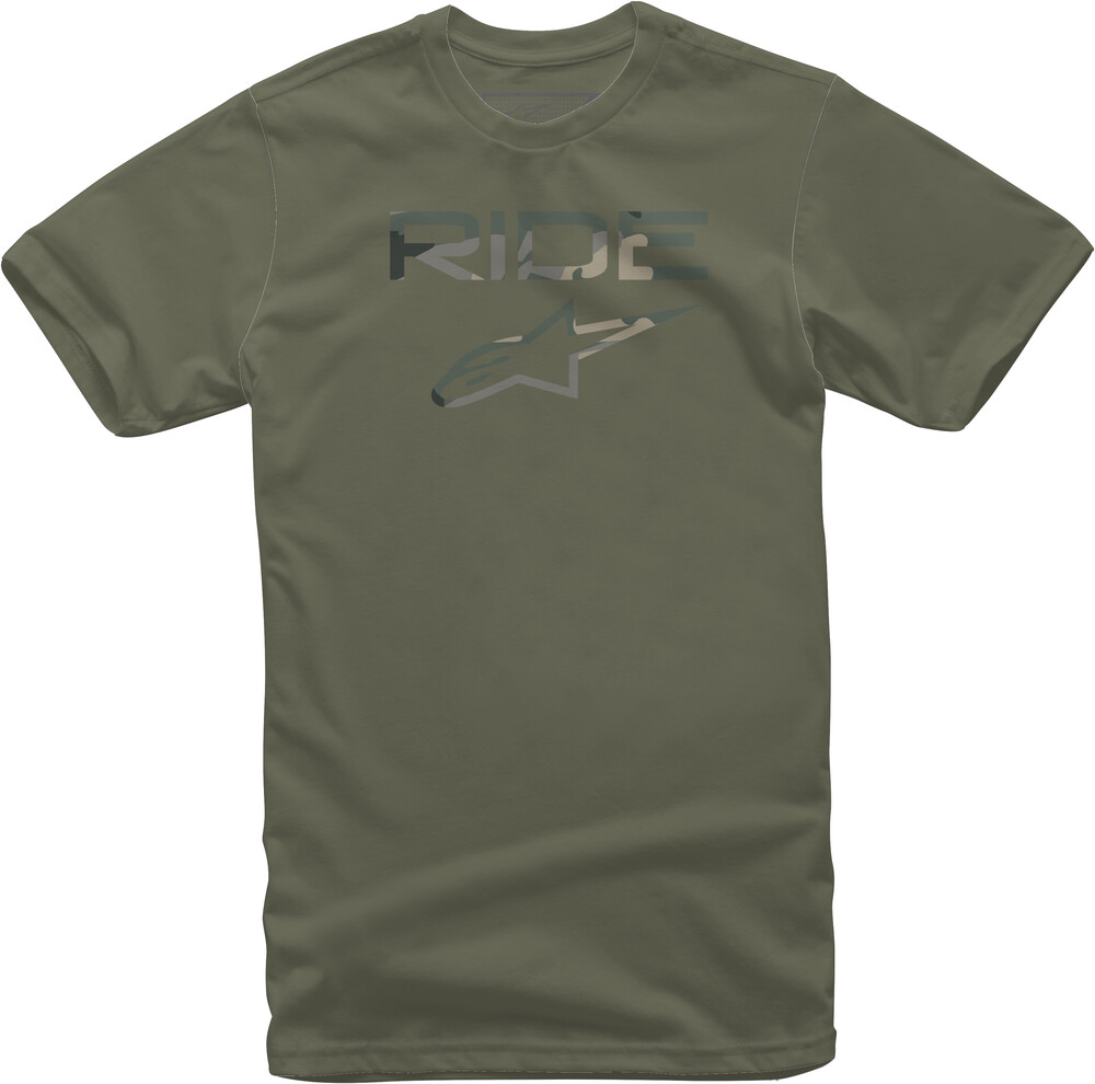 RIDE 2.0 CAMO TEE MILITARY 2X