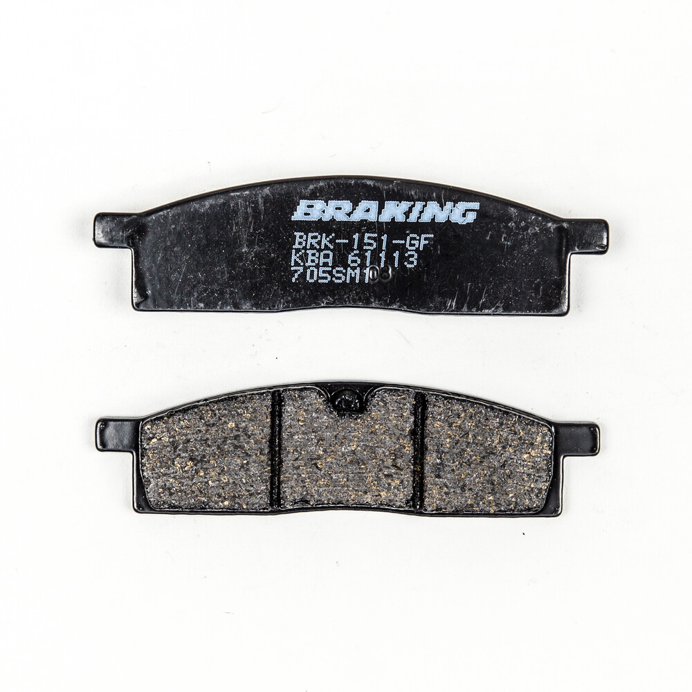 BRAKING BRAKE PAD SET SEMI-METALLIC