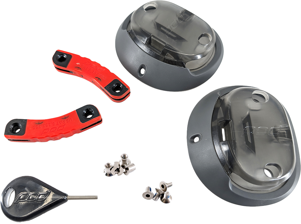POD KX 3.0 HINGE REBUILD SET RED/BLACK