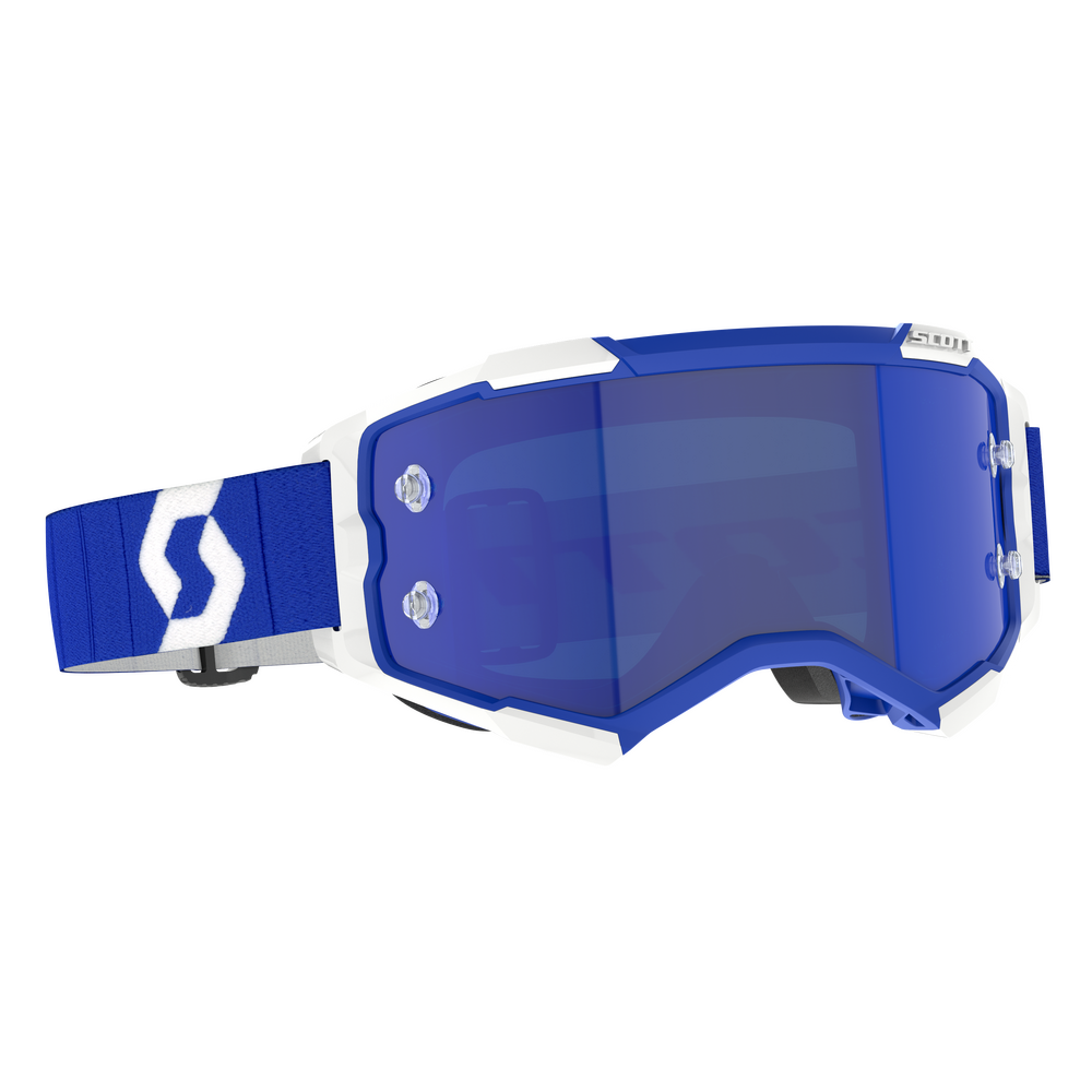 Scott Fury Goggle — Blue/Blue Chrome
