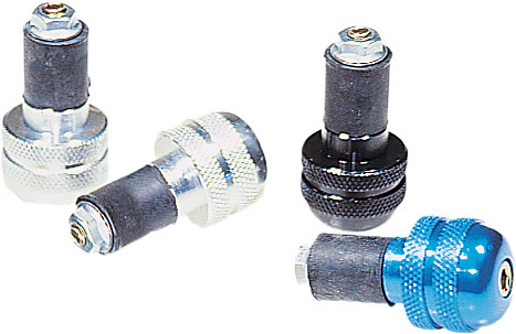 EMGO ALUMINUM BAR ENDS BLACK