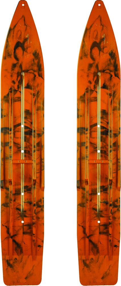 PR/ SLY DOG POWDERHOUND SKI 7" RED/BLACK SWIRL