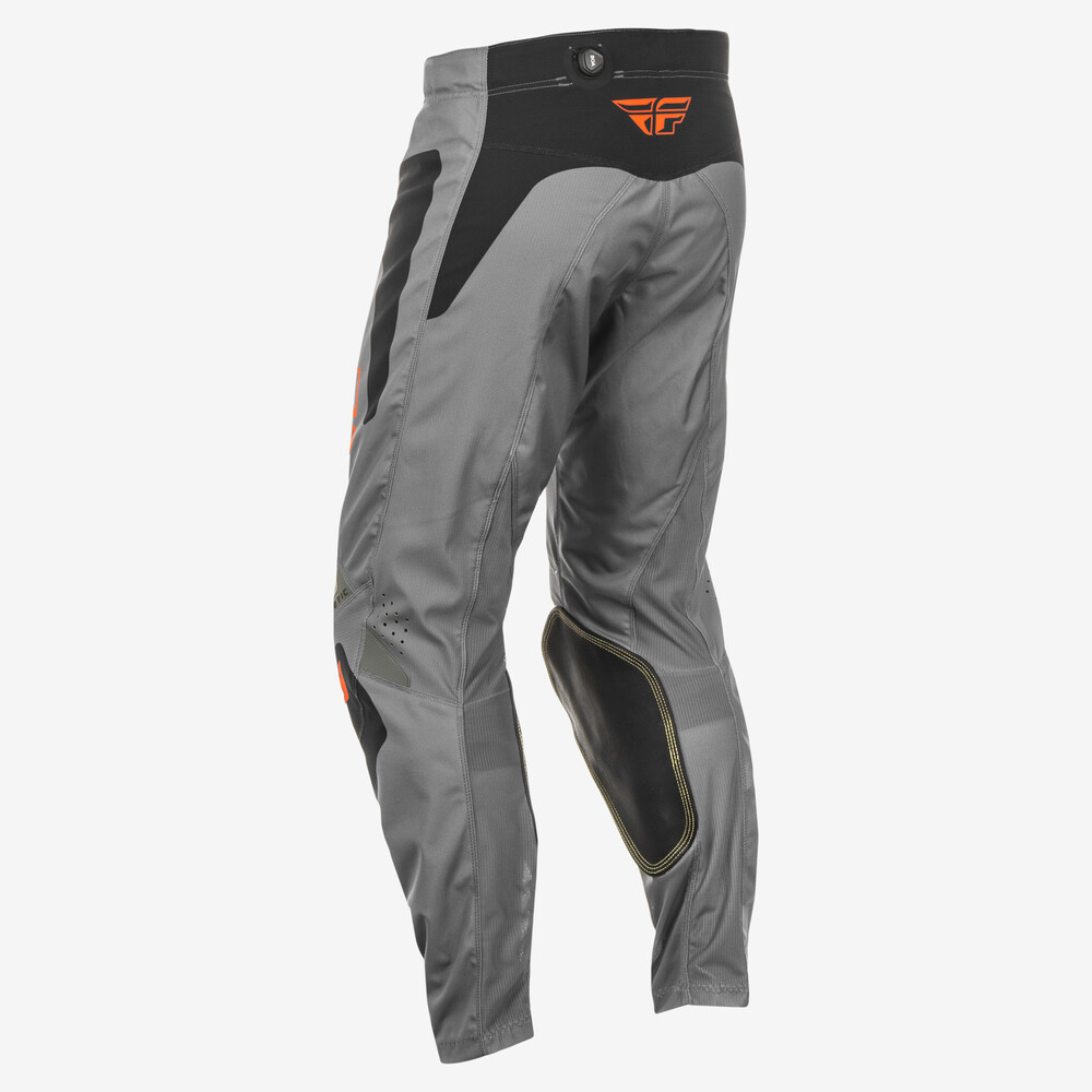 FLY RACING KINETIC SYM PANTS CA/NY GREY/ORANGE/BLACK SZ 38