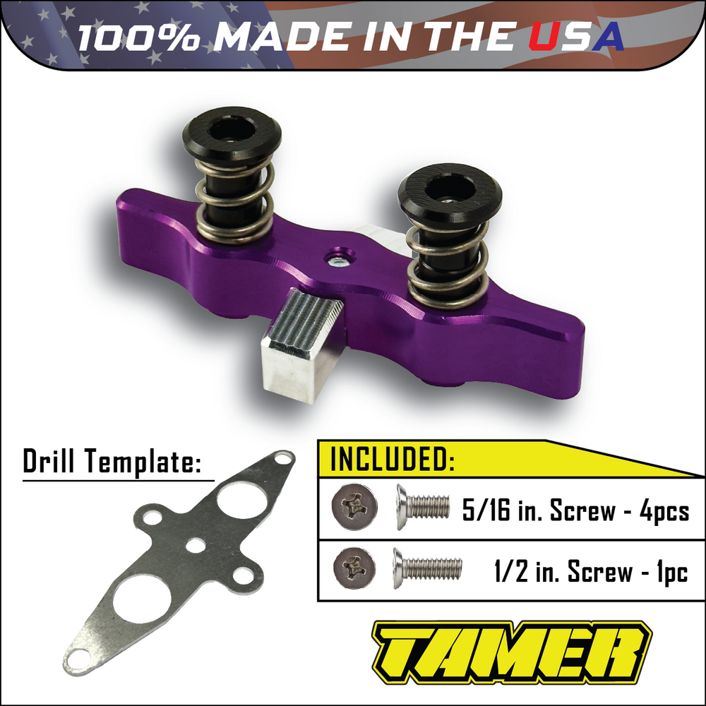 TAMER DOUBLE BUTTON X-WING PURPLE