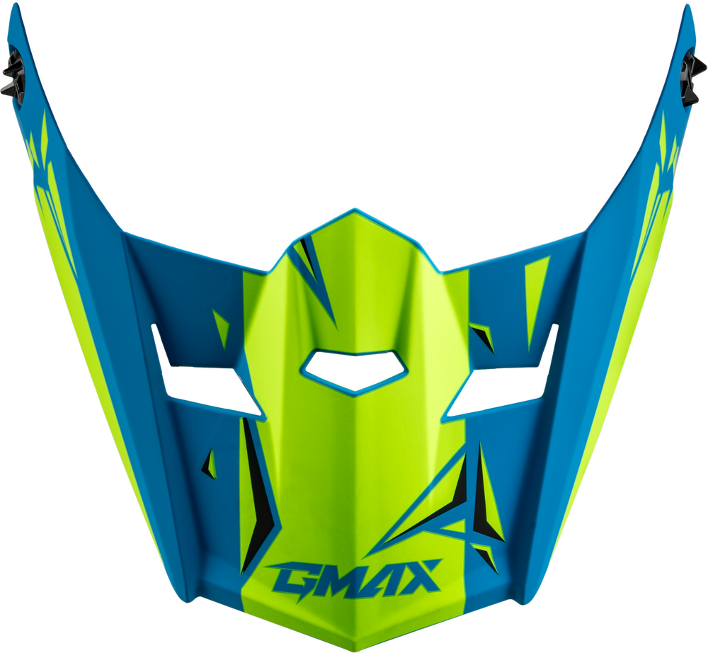 Gmax MX-46Y Unstable Helmet — Blue/Green