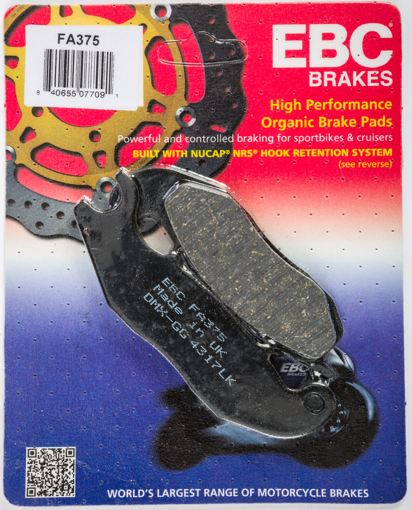 EBC FA375 Organic Front Brake Pads