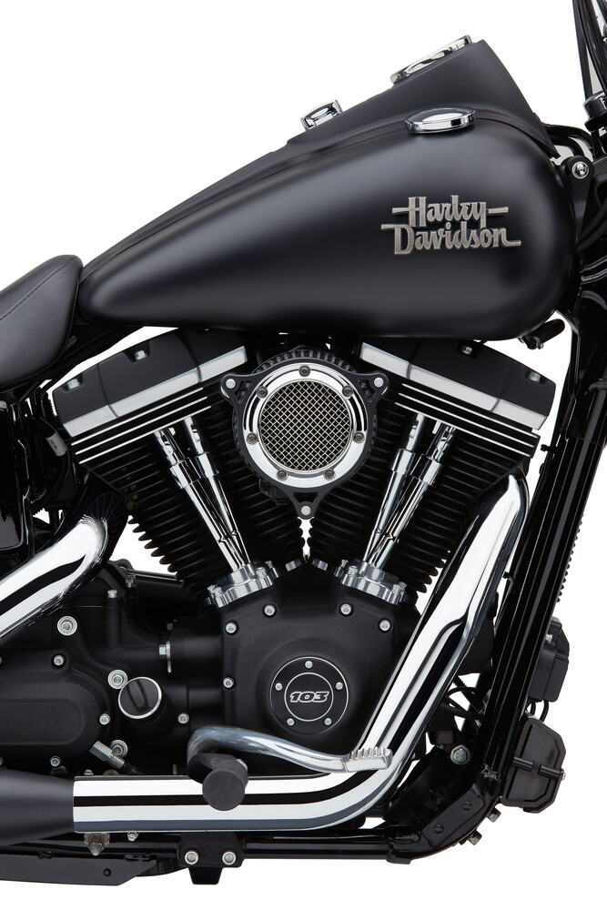 Cobra Rpt Air Intake System Chrome / Black Softail 18-25