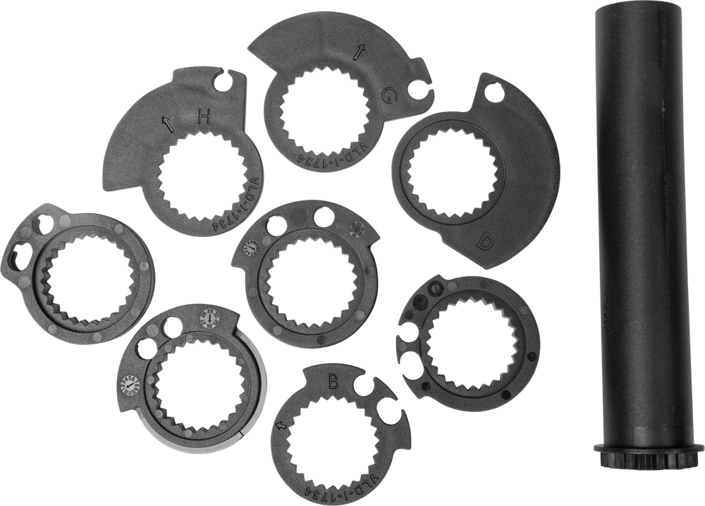 THROTTLE TUBE & CAM KIT BLACK