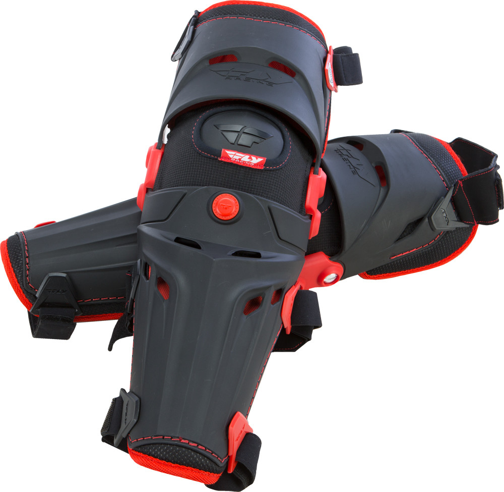 FLY RACING 5 PIVOT KNEE GUARD BLACK