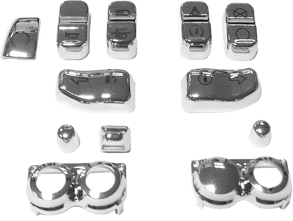 Harddrive Switch Cap Kit Chrome `16-25 Flht/Fltr Exc Se Models