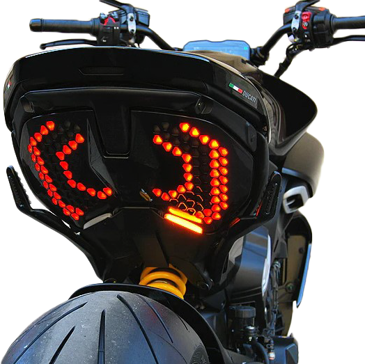 New Rage Cycles LED Rear Turn Signals Ducati Diavel V4 2023-2024
