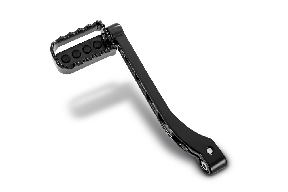 BURLY BRAND MX STYLE SHIFT ARM BLACK W/ TOE PEG