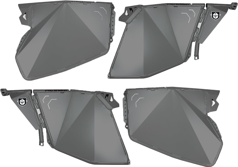 TRADITIONAL HALF DOORS TITANIUM METALLIC POL