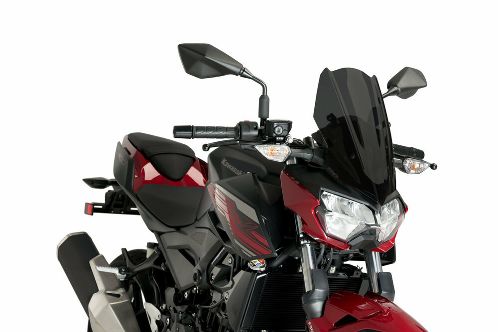 PUIG WINDSCREEN NAKED NEW GEN DARK SMOKE KAW