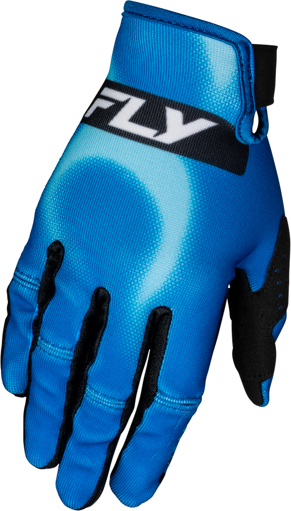 Fly Racing Youth Kinetic Torch Gloves (2027) — Light Blue/Blue