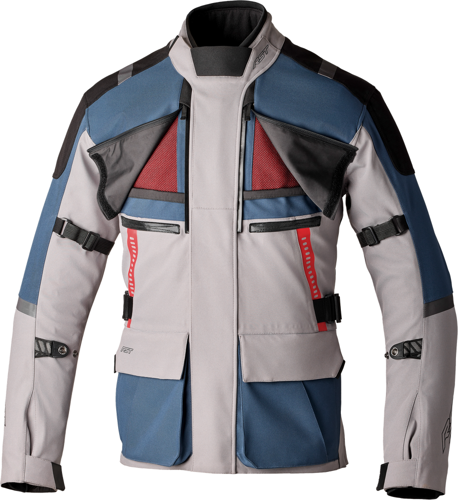 Rst PS Vulcan Textile Jacket — Silver/Blue