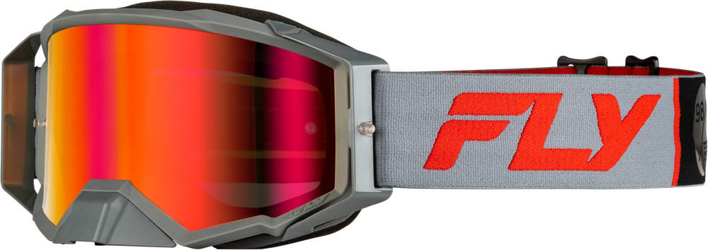 Fly Racing Zone Pro Goggles (2025) — Grey/Red