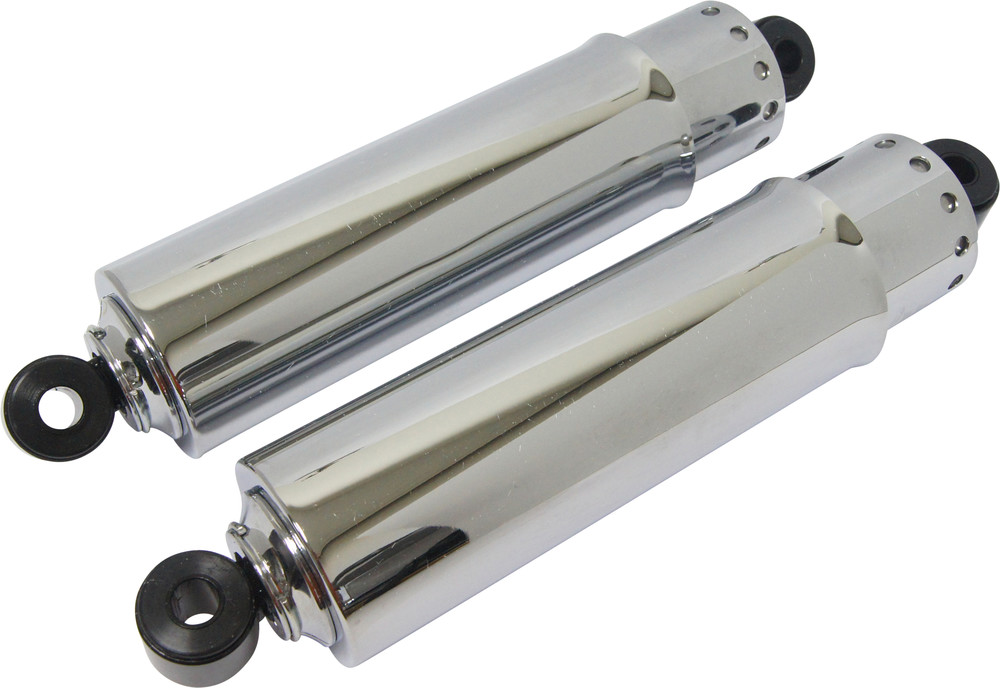 12" SHOCK W/LONG COVER CHROME BIG TWIN 73-86