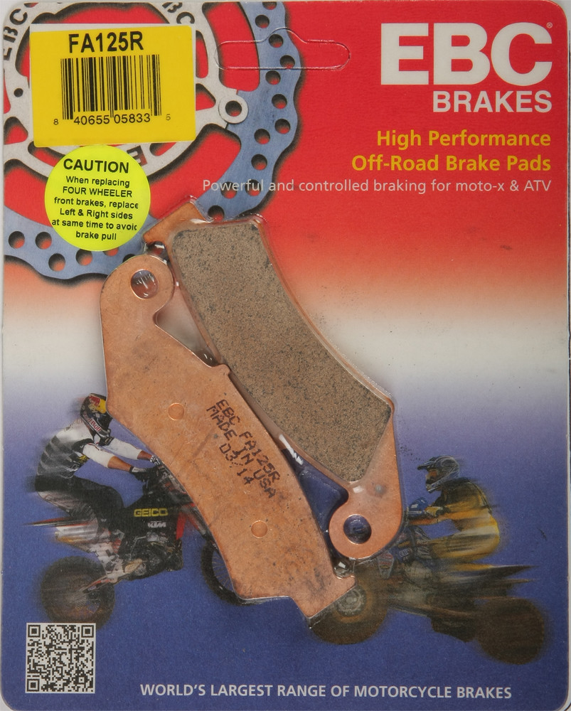 EBC FA125R R Series Sintered Front Brake Pads