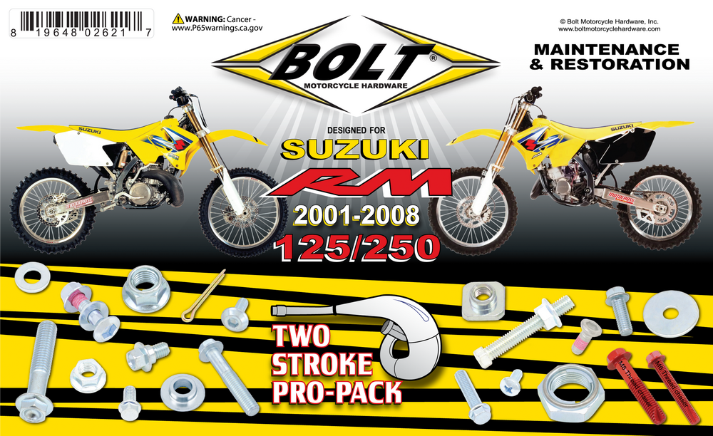 Bolt Pro-Pack Suzuki RM125/250