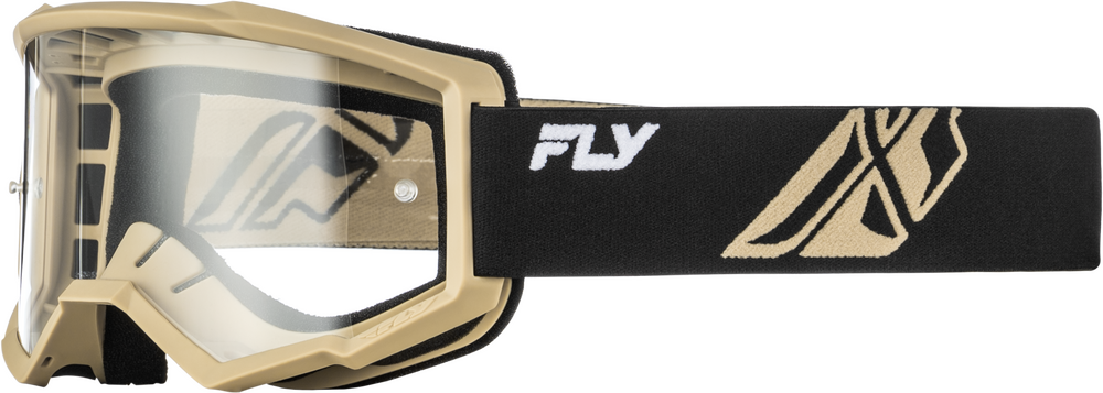 Fly Racing Youth Focus Goggle (2026) — Black/Khaki
