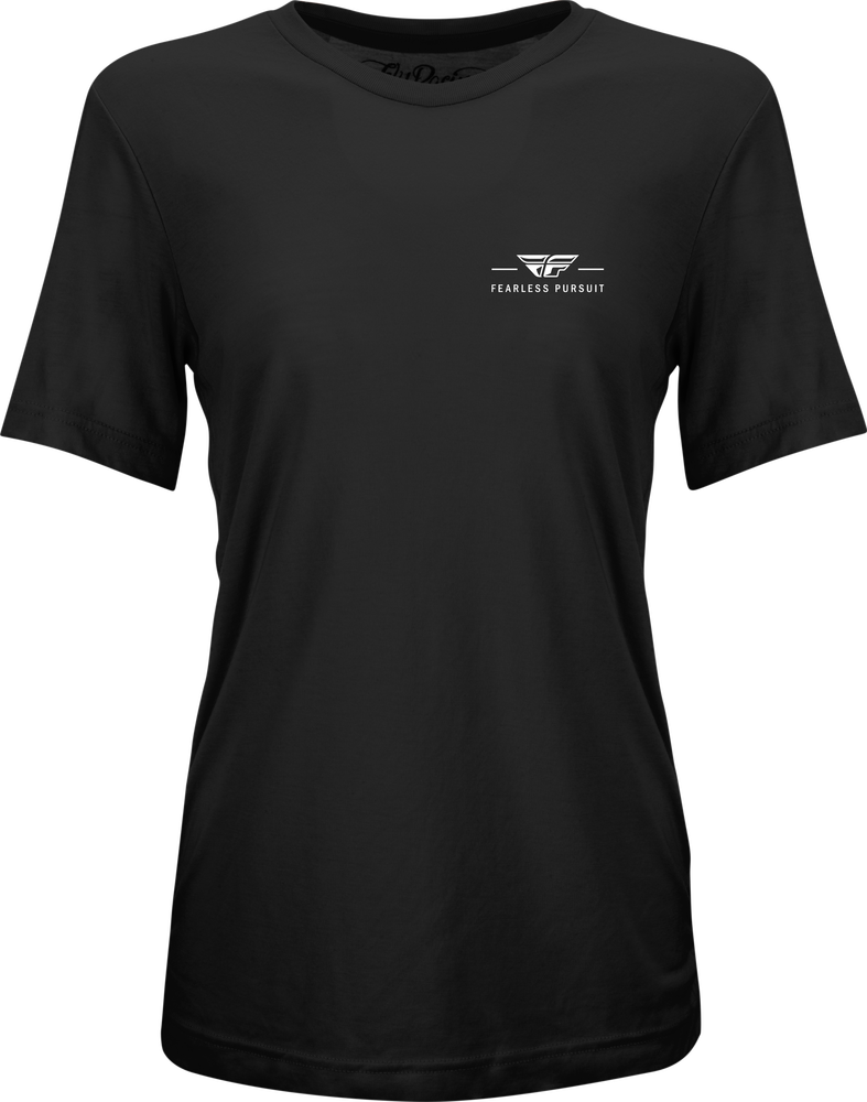 WOMEN'S FLY MOTTO TEE BLACK 2X