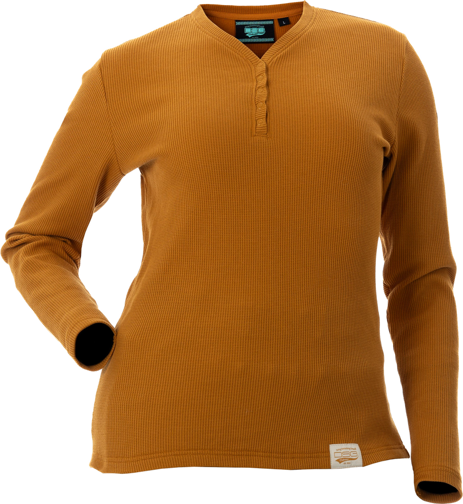 COZY WAFFLE SHIRT FAWN 4X