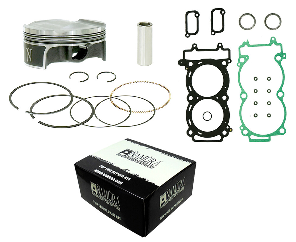 NAMURA TOP END KIT TWIN CYLINDER 92.95/STD 10.6:1 POL