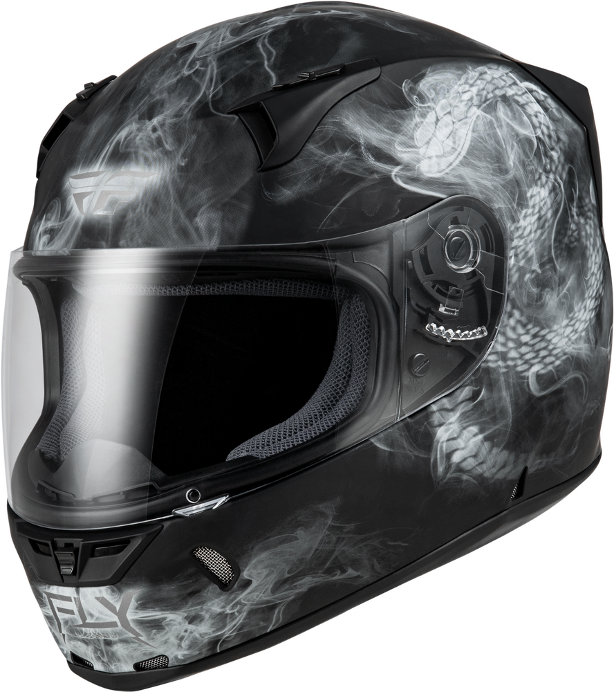 Fly Racing Revolt Coil Helmet (2024) — Black/White