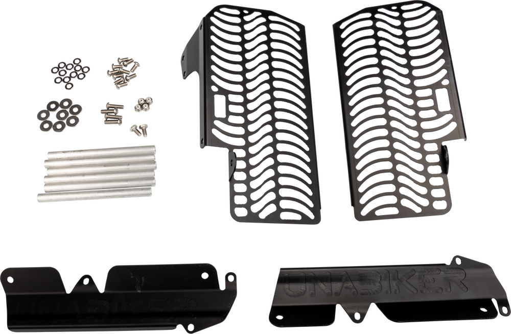 Unabiker Radiator Guard Yamaha Black