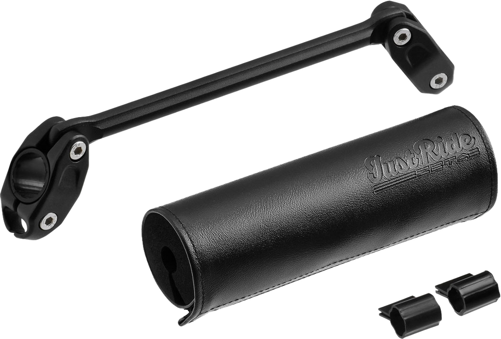 ZETA HANDLEBAR BAR PAD SET 165MM BLACK PAD W/185MM BRACE