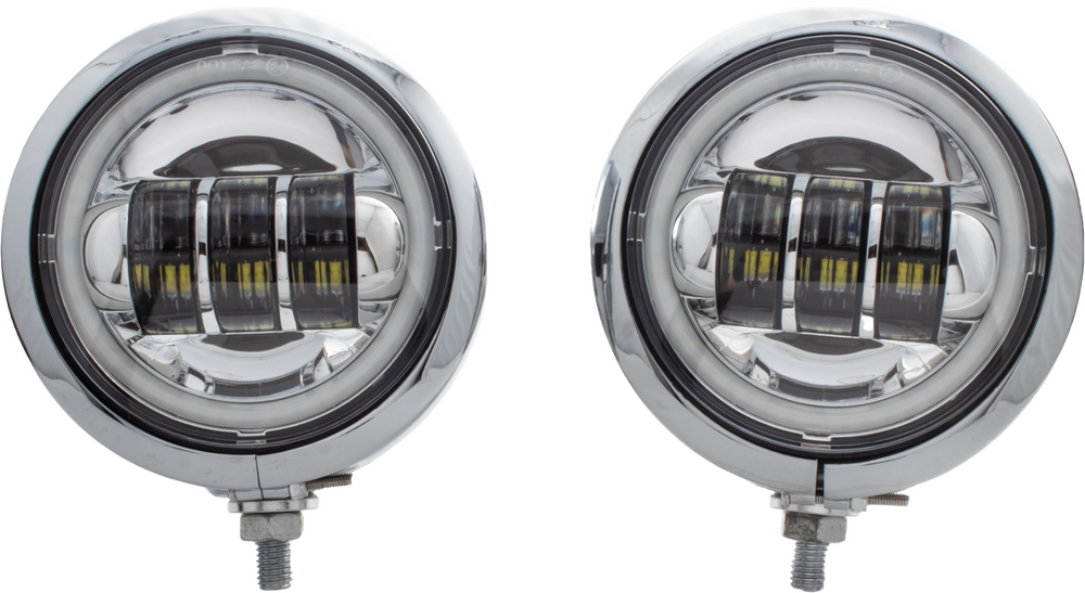 Letric Lighting Co 4.5" Led Assem Chr Shell Halo Chrome