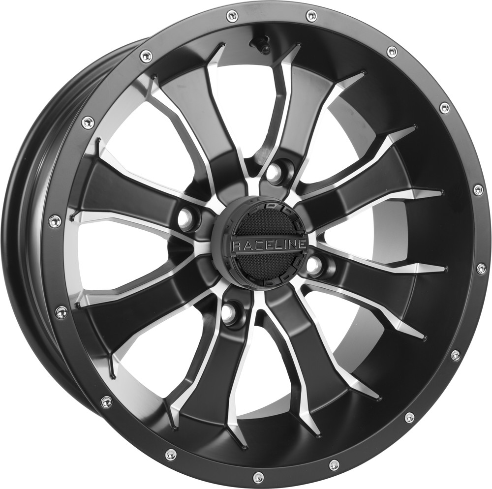 RACELINE MAMBA WHEEL 14X7 4/137 5+2 (+10MM) BLK/MACHINED