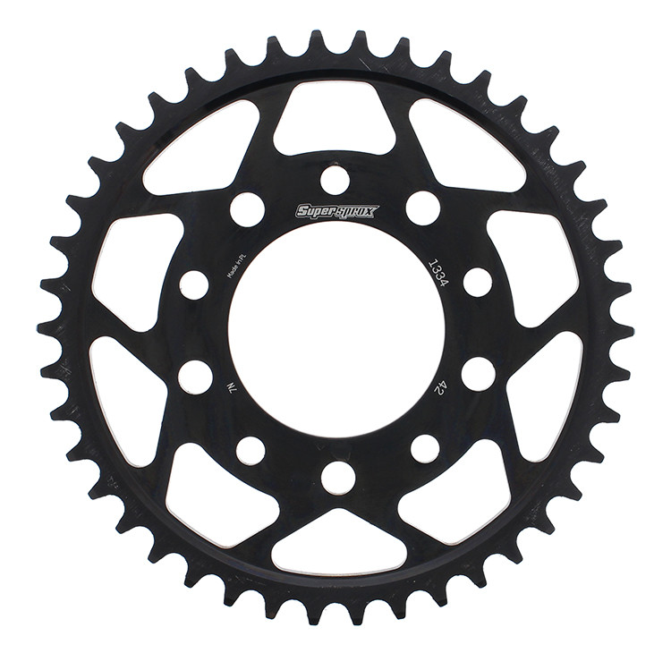 REAR SPROCKET STEEL 42T-530 BLK HON/TRI