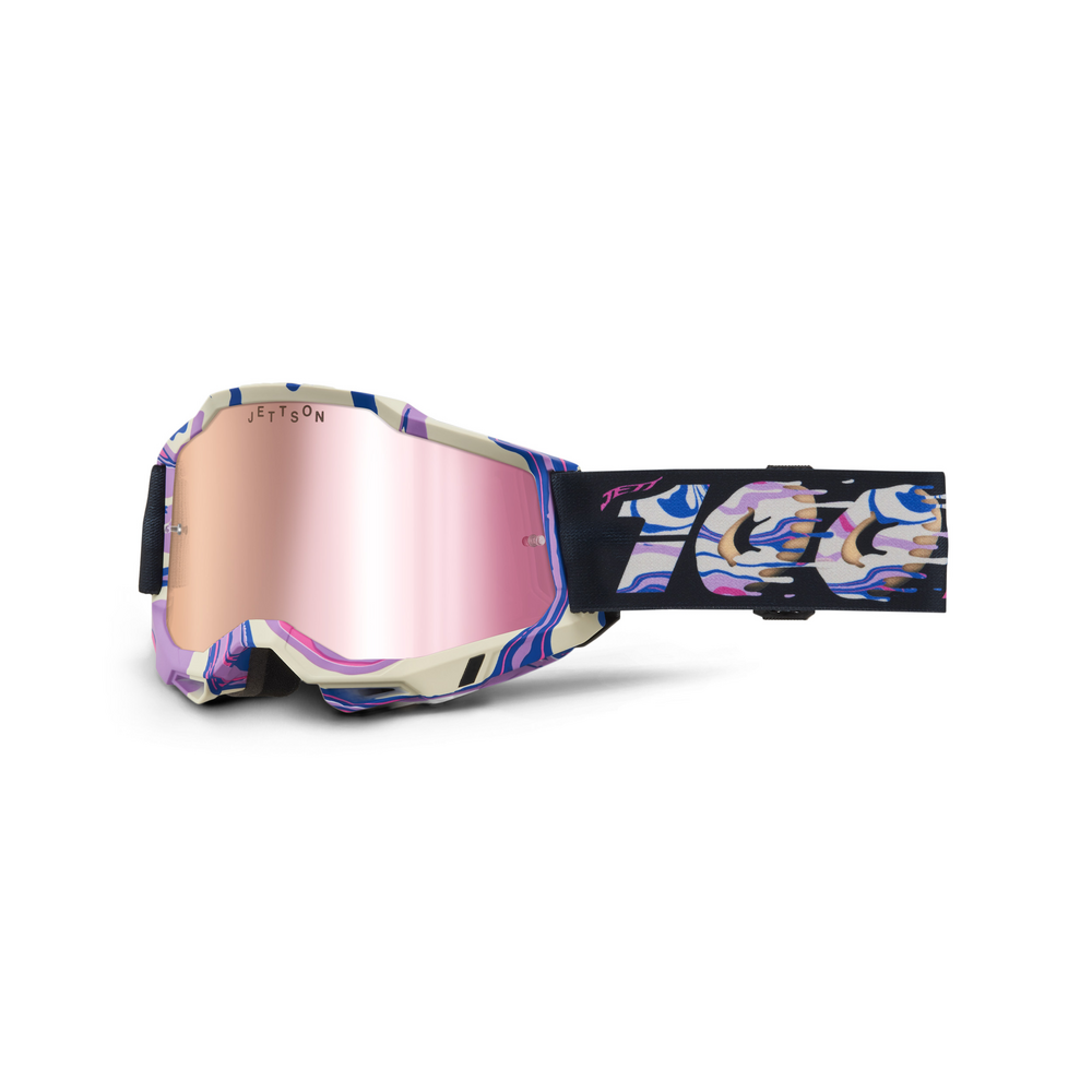 100% ACCURI 2 GOGGLE 2/PK LE JETT LAWRENCE DONUT  - MIRROR