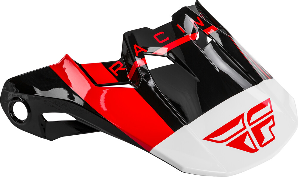 FORMULA VECTOR HELMET VISOR RED/WHITE/BLACK MD-LG