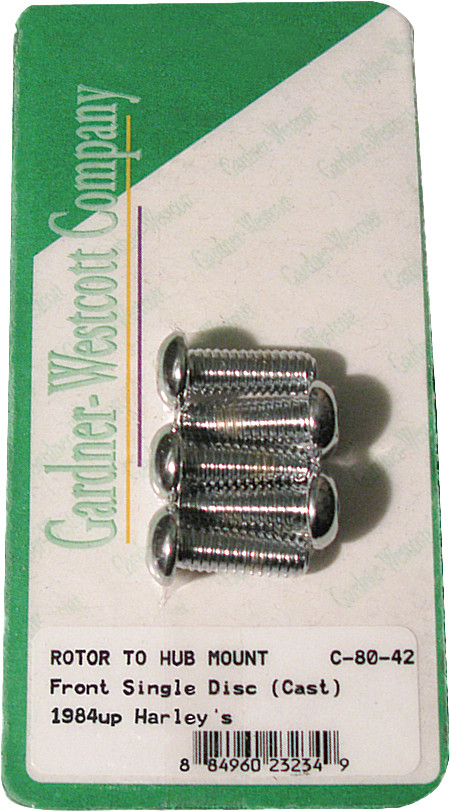 Gardnerwestcott Front Brake Rotor Allen Bolts 84-13 All Cast Wheels