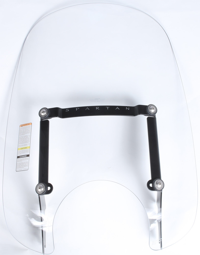 SPARTAN WINDSHIELD 18.5" CLEAR QUICK RELEASE