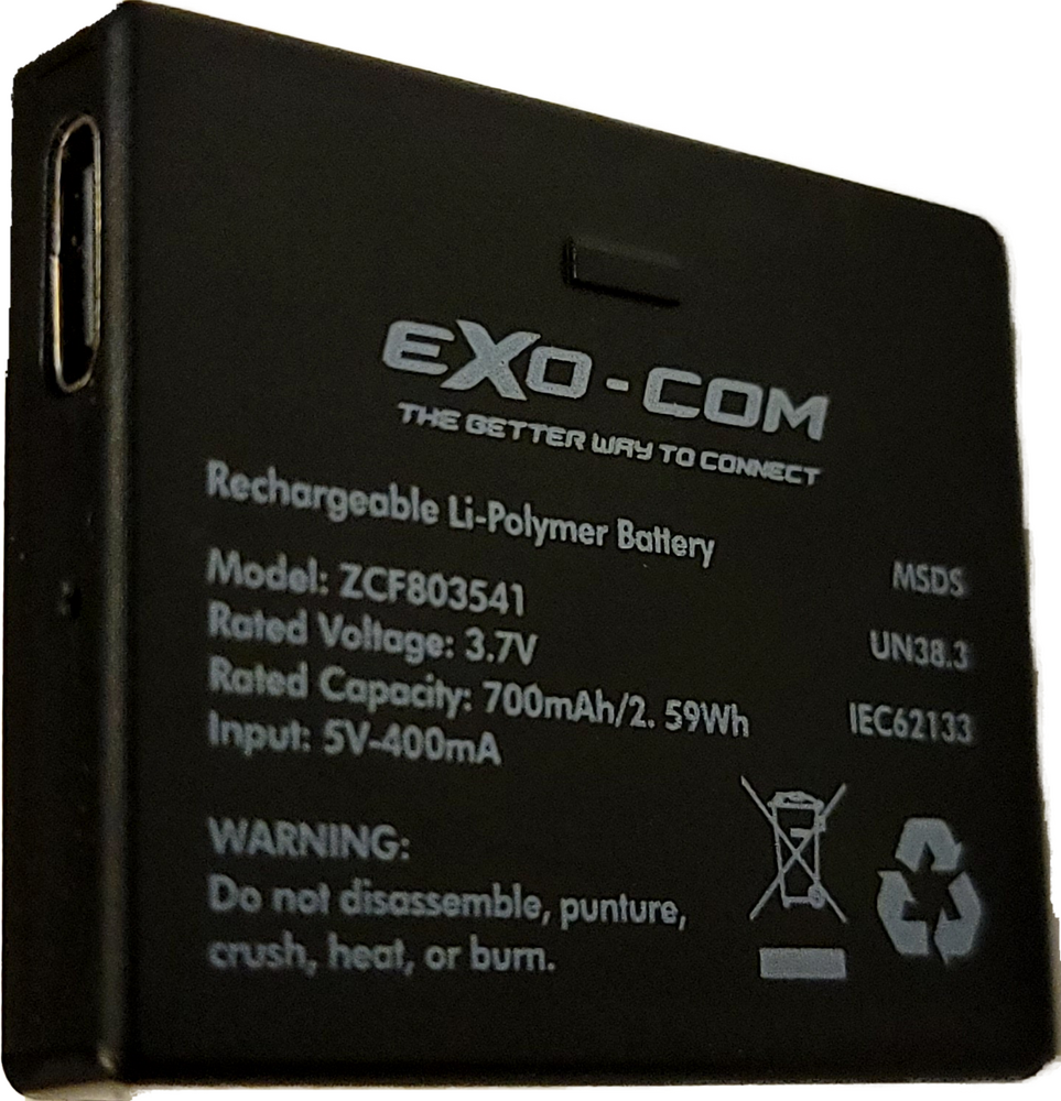 Uclear EXO-Com Replacement Spare Battery