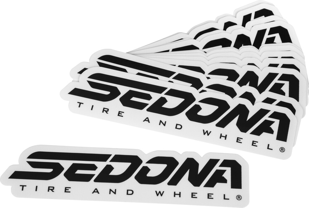 Sedona 6" Sedona Decal Pack Of 20 Black