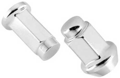 AWC LUG NUTS CHROME POL 3/8"-24 60' TAPERED 16/PK