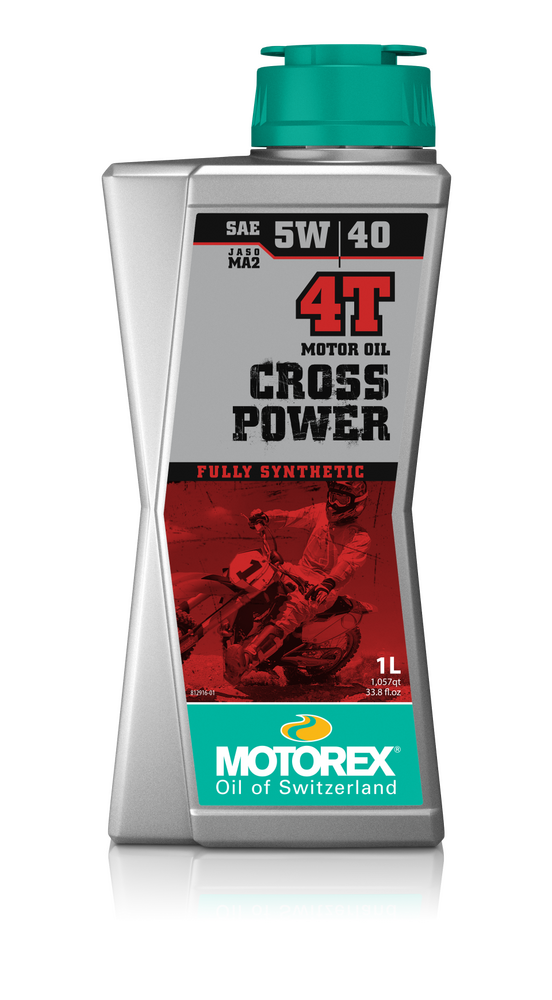 MOTOREX CROSS POWER 4T SAE 5W40 1LT 10/CASE