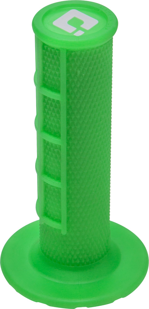 ODI HALF WAFFLE LOCK-ON GRIP NEON GREEN